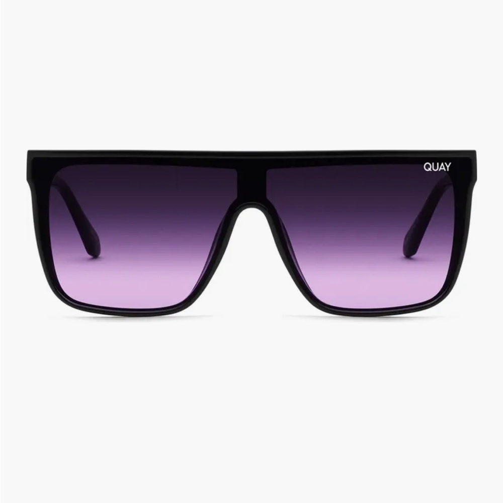 QUAY Nightfall Shield Sunglasses Black/Purple